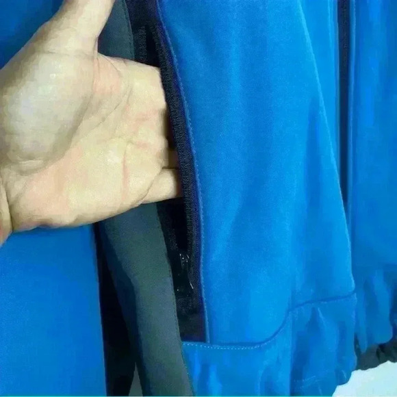 Cabelas Blue/gray fleece lined,rain resistant, wind block, medium weight SZ-XL - Picture 6 of 8